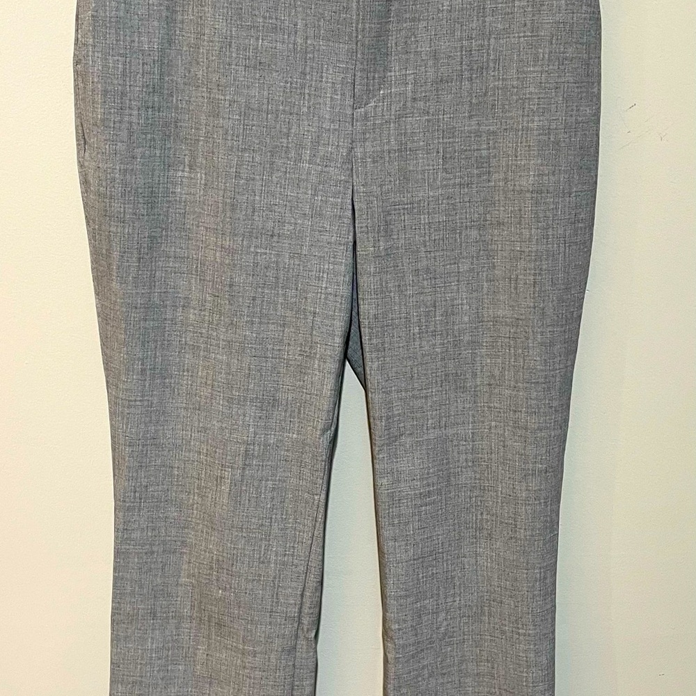 NWOT NINE WEST light gray barely boot cut, midrise pants. - Picture 3 of 7